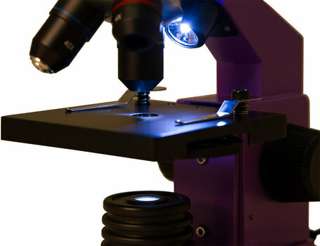 Microscópio Levenhuk Rainbow 2L PLUS Amethyst Microscópio Microscópio - 12