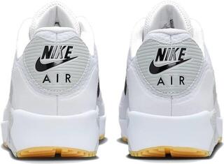 Calçado de golfe para homem Nike Air Max 90 G Unisex Shoe White/Black - 4