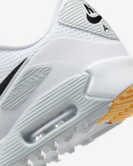Calçado de golfe para homem Nike Air Max 90 G Unisex Shoe White/Black - 7