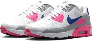 Calçado de golfe para mulher Nike Air Max 90 G Unisex Shoe White/Laser Pink/Concord - 2