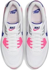 Női golfcipők Nike Air Max 90 G Unisex Shoe White/Laser Pink/Concord - 3