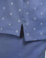 Tricou polo Nike Dri-Fit Tour Print Mens Diffused Blue/White - 5