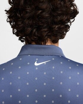 Tricou polo Nike Dri-Fit Tour Print Mens Diffused Blue/White XL Tricou polo - 4