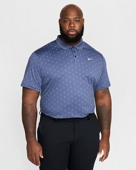 Tricou polo Nike Dri-Fit Tour Print Mens Diffused Blue/White XL Tricou polo - 7