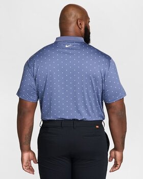 Tricou polo Nike Dri-Fit Tour Print Mens Diffused Blue/White XL Tricou polo - 8