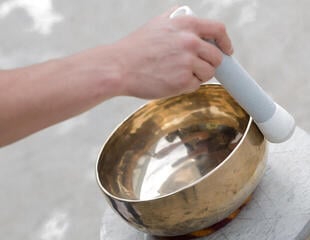 Perkusia pre muzikoterapiu a meditáciu Terre 487300-900 Spievajúca miska - 1