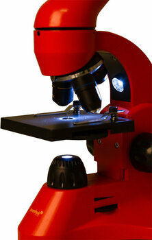 Microscópio Levenhuk Rainbow 50L Orange Microscópio Microscópio - 16