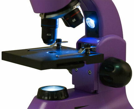Microscópio Levenhuk Rainbow 50L PLUS Amethyst Microscópio Microscópio - 16