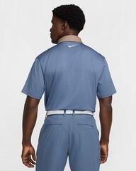 Tricou polo Nike Dri-Fit Tour Contrast Mens Diffused Blue/Mink Brown/White - 1