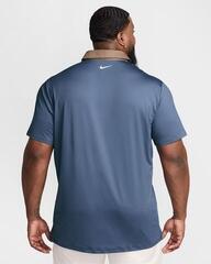 Tricou polo Nike Dri-Fit Tour Contrast Mens Diffused Blue/Mink Brown/White - 7