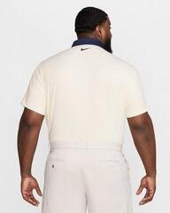 Tricou polo Nike Dri-Fit Tour Contrast Mens Pale Ivory/Midnight Navy/Black - 7