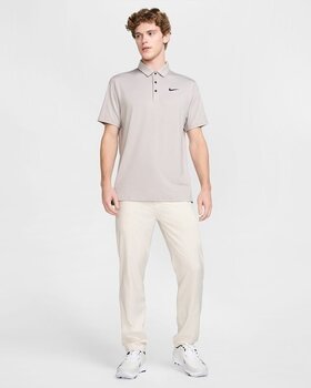 Poloshirt Nike Dri-Fit Tour Heathered Mens College Grey/Black L Poloshirt - 3