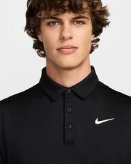 Tricou polo Nike Tour Mens Dri-Fit Solid Golf Black/White - 3