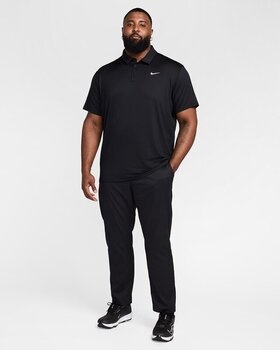 Poloshirt Nike Tour Mens Dri-Fit Solid Golf Black/White XL Poloshirt - 10