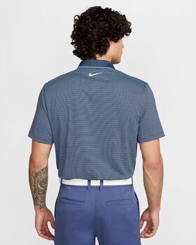 Poloshirt Nike Dri-Fit Tour Stripe Mens Midnight Navy/White L Poloshirt - 2