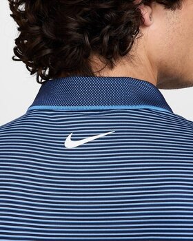 Poloshirt Nike Dri-Fit Tour Stripe Mens Midnight Navy/White L Poloshirt - 5