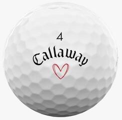 Golfové lopty Callaway Supersoft 2025 White Valentine Golfové lopty - 7