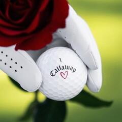 Golfové lopty Callaway Supersoft 2025 White Valentine Golfové lopty - 2