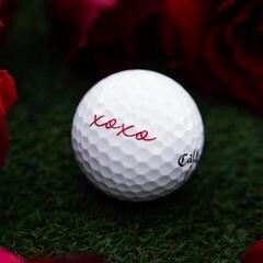 Golfové lopty Callaway Supersoft 2025 White Valentine Golfové lopty - 3