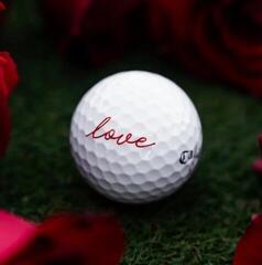 Golfové lopty Callaway Supersoft 2025 White Valentine Golfové lopty - 4