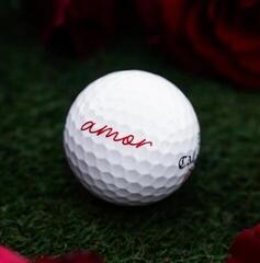 Golfové lopty Callaway Supersoft 2025 White Valentine Golfové lopty - 5