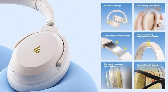 Bežične On-ear slušalice Edifier WH700NB Pro ANC Black Bežične On-ear slušalice - 7