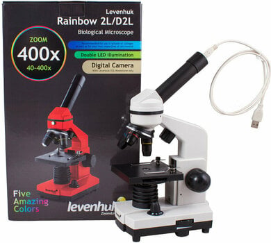 Mикроскоп Levenhuk Rainbow D2L 0.3M Digital Microscope, Moonstone - 13
