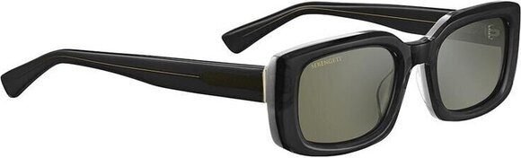 Lifestyle brýle Serengeti Nicholson Shiny Black Transparent Layer/Mineral Polarized Lifestyle brýle - 2