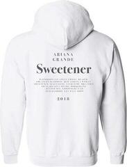 Felpa con cappuccio Ariana Grande Sweetener (Back Print) White S Felpa con cappuccio - 1