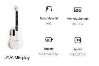 Ostale elektro-akustične Lava Music Lava ME Play 36" Light Peach/Frost White Ostale elektro-akustične - 6