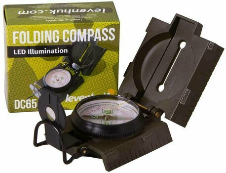 Kompas, slnečné hodiny, sextant Levenhuk DC65 Compass - 2