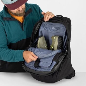 Lifestyle-rugzak / tas Osprey Metron Airspeed Rugzak Magma Brown/Goby Orange 16" 34 L - 9
