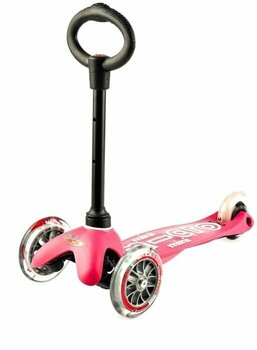 Barn Sparkcykel / Trehjuling Micro Mini Deluxe 3v1 Pink Barn Sparkcykel / Trehjuling - 3