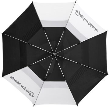 Paraplu TaylorMade Double Canopy Umbrella Paraplu Black/White - 2