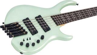 Headless Bass Guitar Sire Marcus Miller M6-5 Surf Green Metallic Satin Headless Bass Guitar - 5