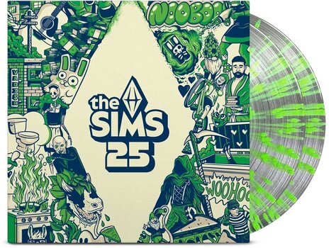 Schallplatte Various Artists - The Sims 25th Soundtrack (Clear with Neon Green Splatter Coloured) (2 LP) - 2