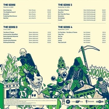 Schallplatte Various Artists - The Sims 25th Soundtrack (Clear with Neon Green Splatter Coloured) (2 LP) - 4