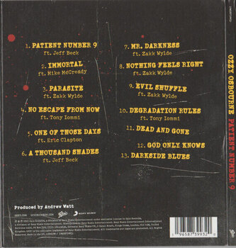 CD musique Ozzy Osbourne - Patient Number 9 (Softpack) (Anniversary Edition)(CD) - 4