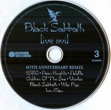 Glazbene CD Black Sabbath - Live Evil (Deluxe Edition) (Anniversary Edition) (4 CD) - 5