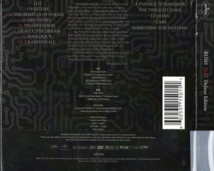 Hudobné CD Rush - 2112 (CD + DVD) - 4