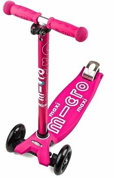 Kinderroller / Dreirad Micro Maxi Deluxe Shocking Pink Kinderroller / Dreirad - 2
