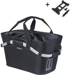 Bolsa de bicicleta Basil Classic Carry All MIK Rear La canasta de bicicleta Black 22 L - 1