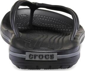 Pantofi de Navigatie Crocs Crocband Flip Negru/Gri/Ardezie - 5