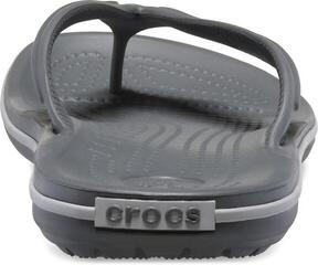 Scarpe unisex Crocs Crocband Flip Grey/Smoke - 5
