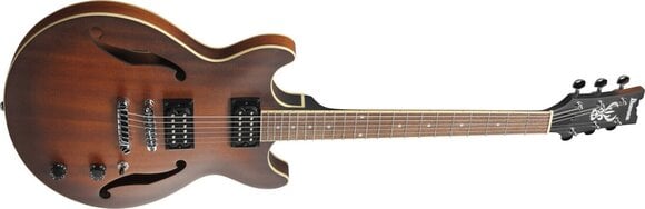Semi-Acoustic Guitar Ibanez AM53-TF Tobacco Semi-Acoustic Guitar - 3