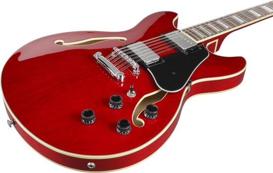 Semi-Acoustic Guitar Ibanez AS7312-TCD Transparent Cherry Red Semi-Acoustic Guitar - 6
