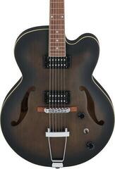 Poolakustiline kitarr Ibanez AF55-TKF Transparent Black Poolakustiline kitarr - 3