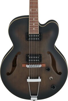 Poolakustiline kitarr Ibanez AF55-TKF Transparent Black Poolakustiline kitarr - 4