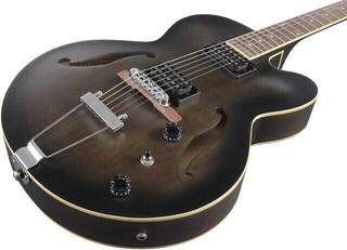 Poolakustiline kitarr Ibanez AF55-TKF Transparent Black Poolakustiline kitarr - 5