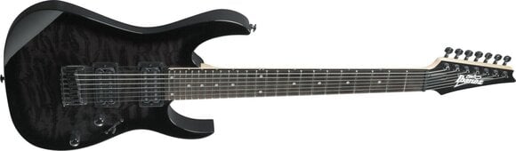 Guitarra elétrica de 7 cordas Ibanez GRG7221QA-TKS Transparent Black Sunburst Guitarra elétrica de 7 cordas - 3